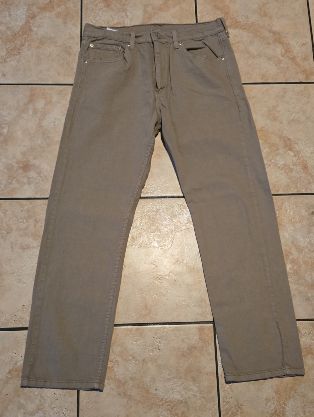 Levi's Men's Straight Jeans - Taupe Brown